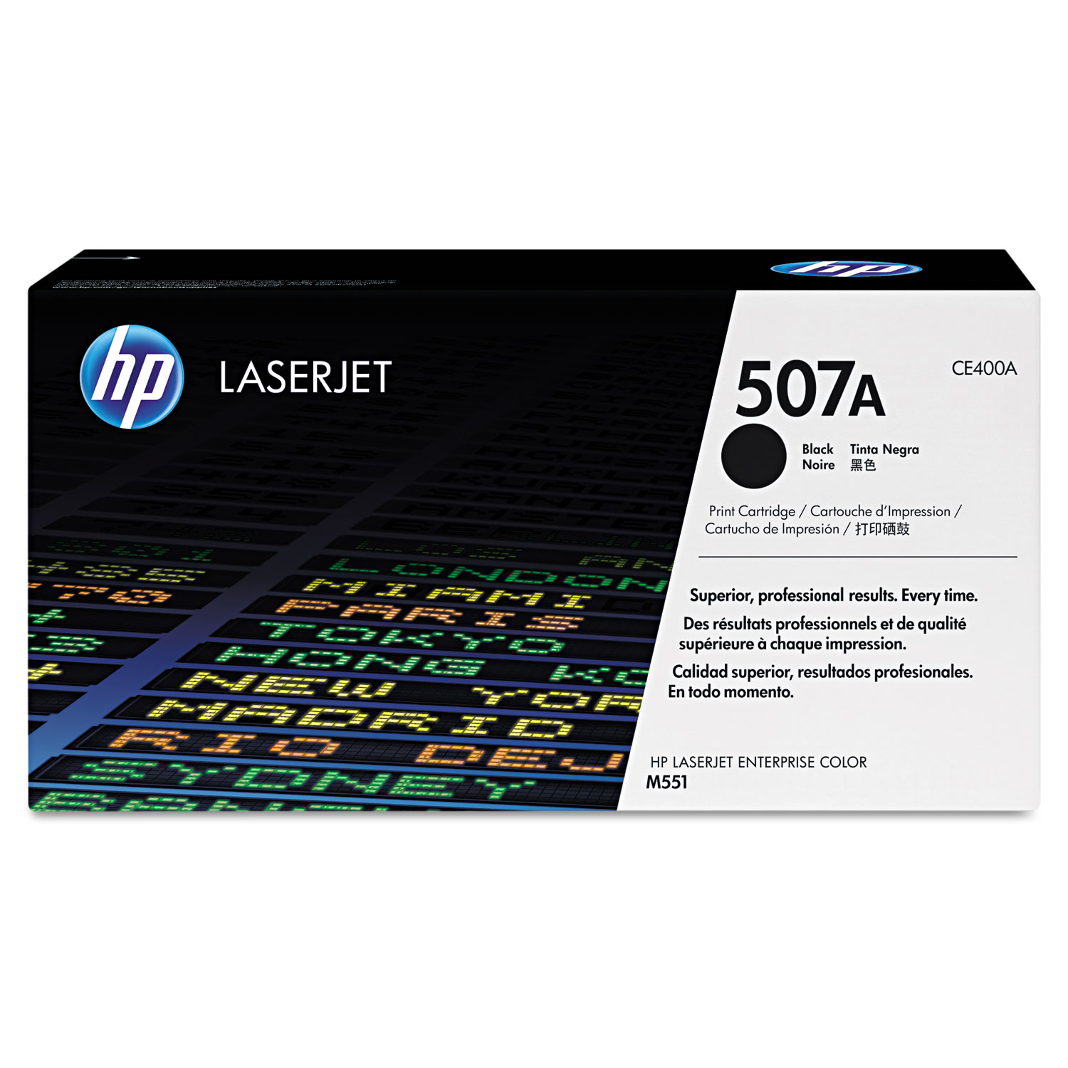 Toner HP CE400A 507A Preto Original Alta Capacidade p/ M551