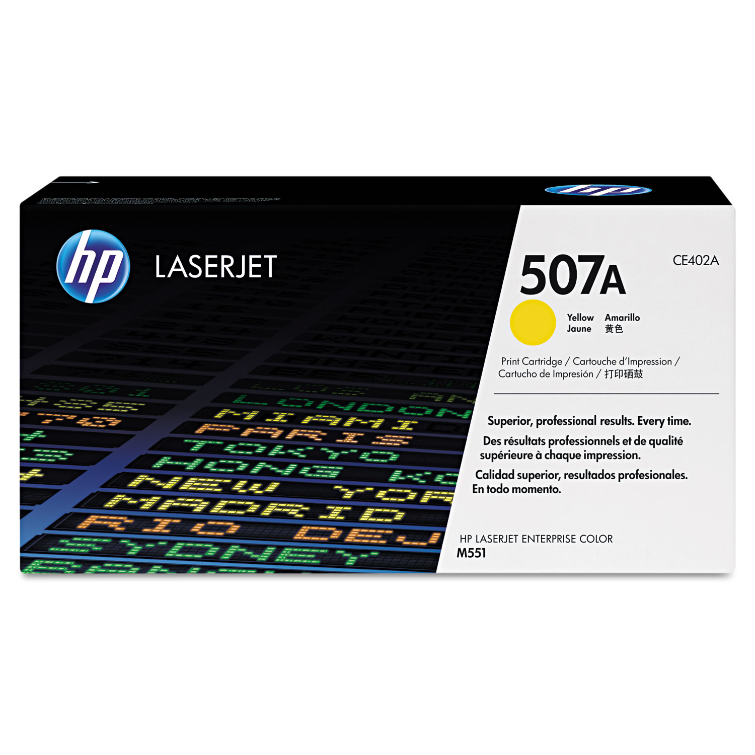Toner HP CE402A 507A Amarelo Original Alta Capacidade p/ M551 e M575