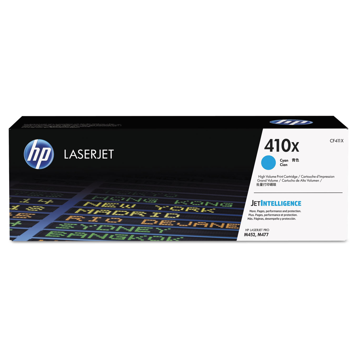 Toner HP CF411X 410X Ciano Original p/ M452 e M477
