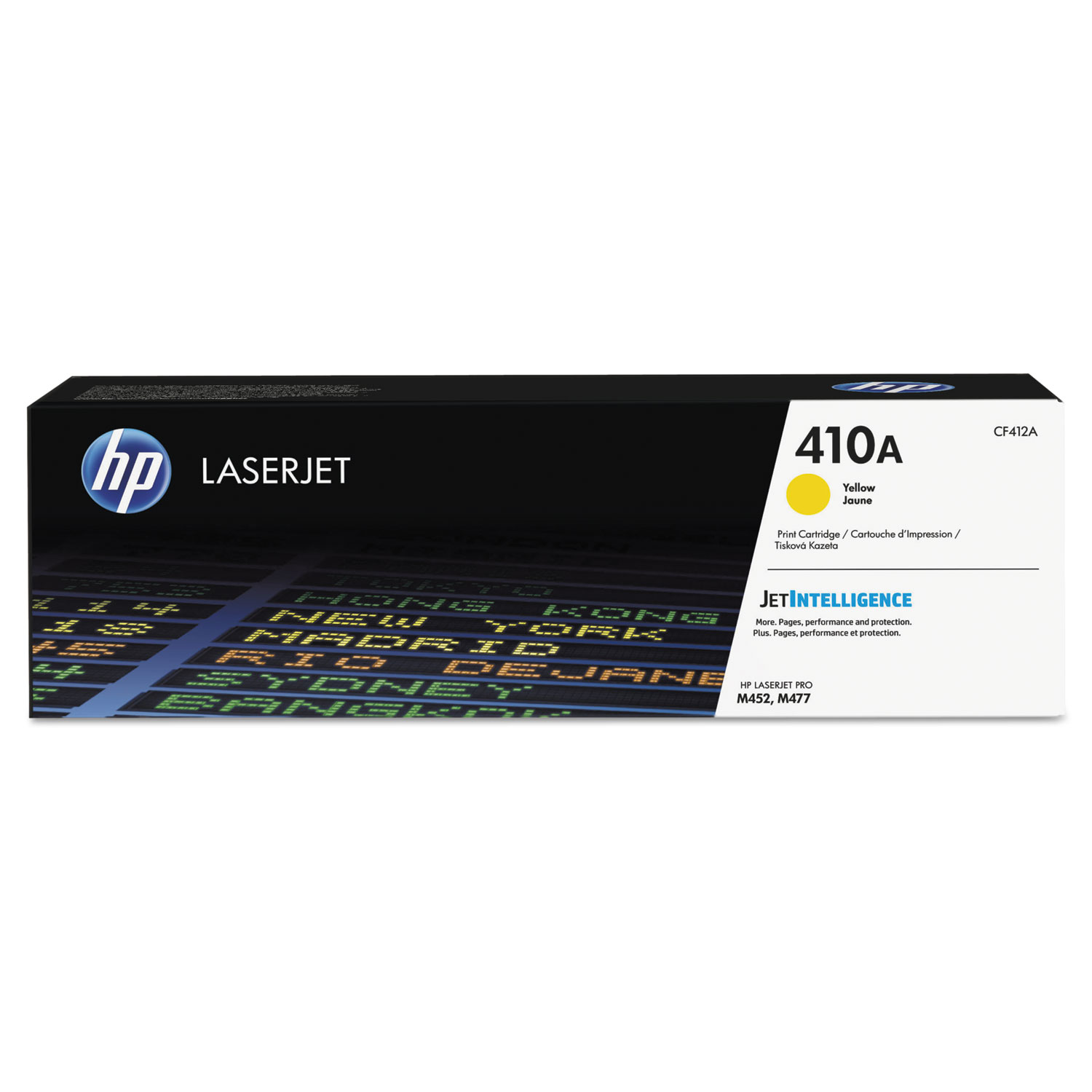 Toner HP CF412A 410A Amarelo Original p/ M452 e M477