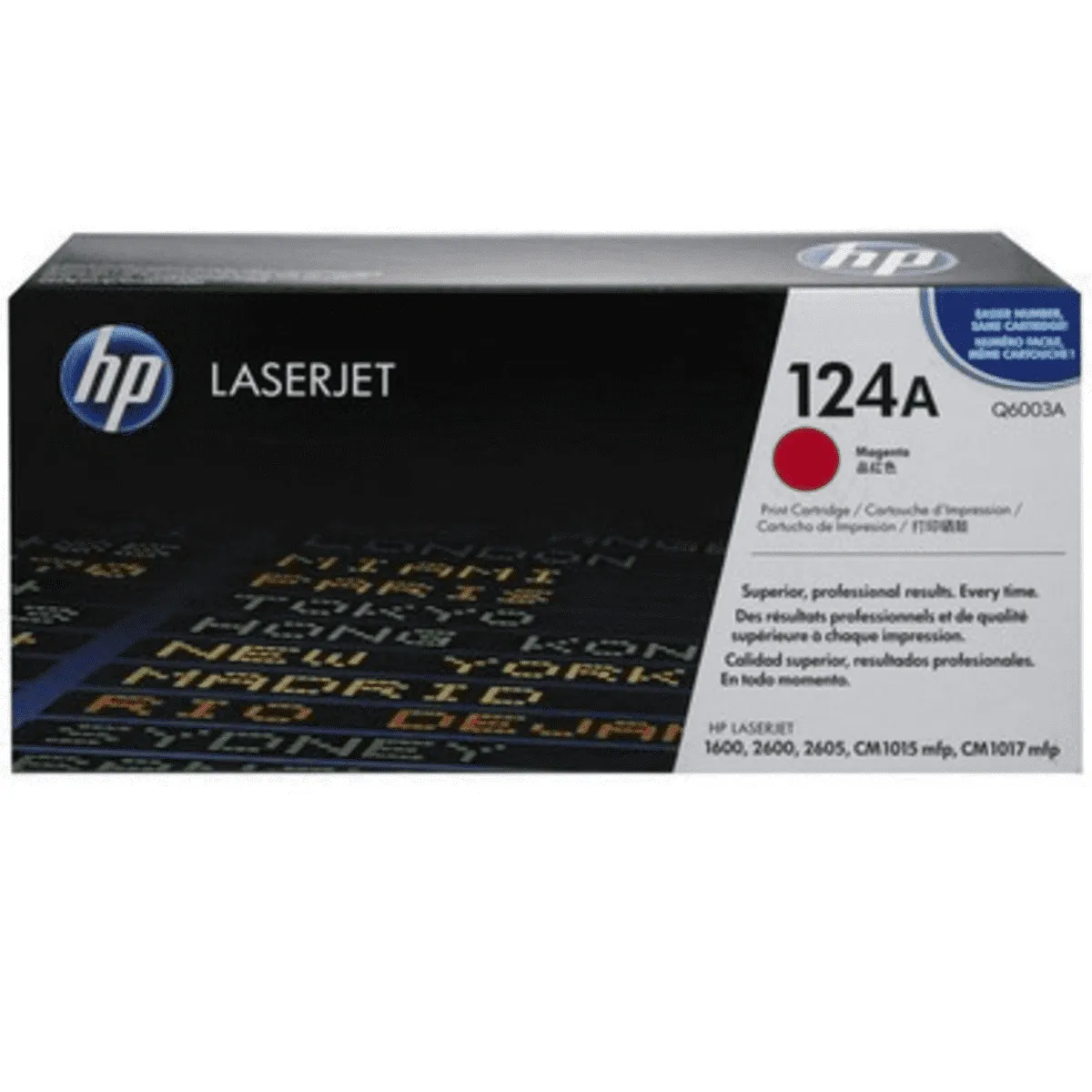 Toner HP Q6003A 124A Magenta para Color LaserJet 2605