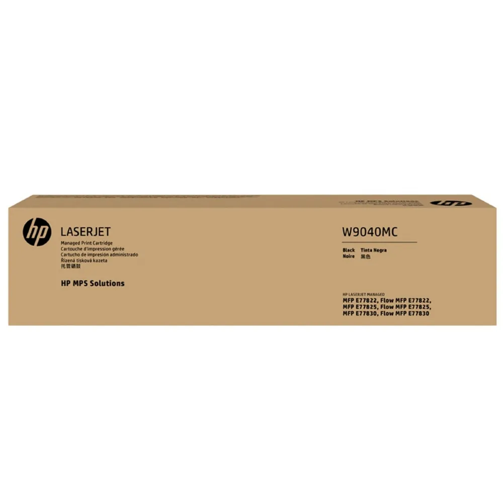 Toner HP W9040MC Preto Performance para E77822