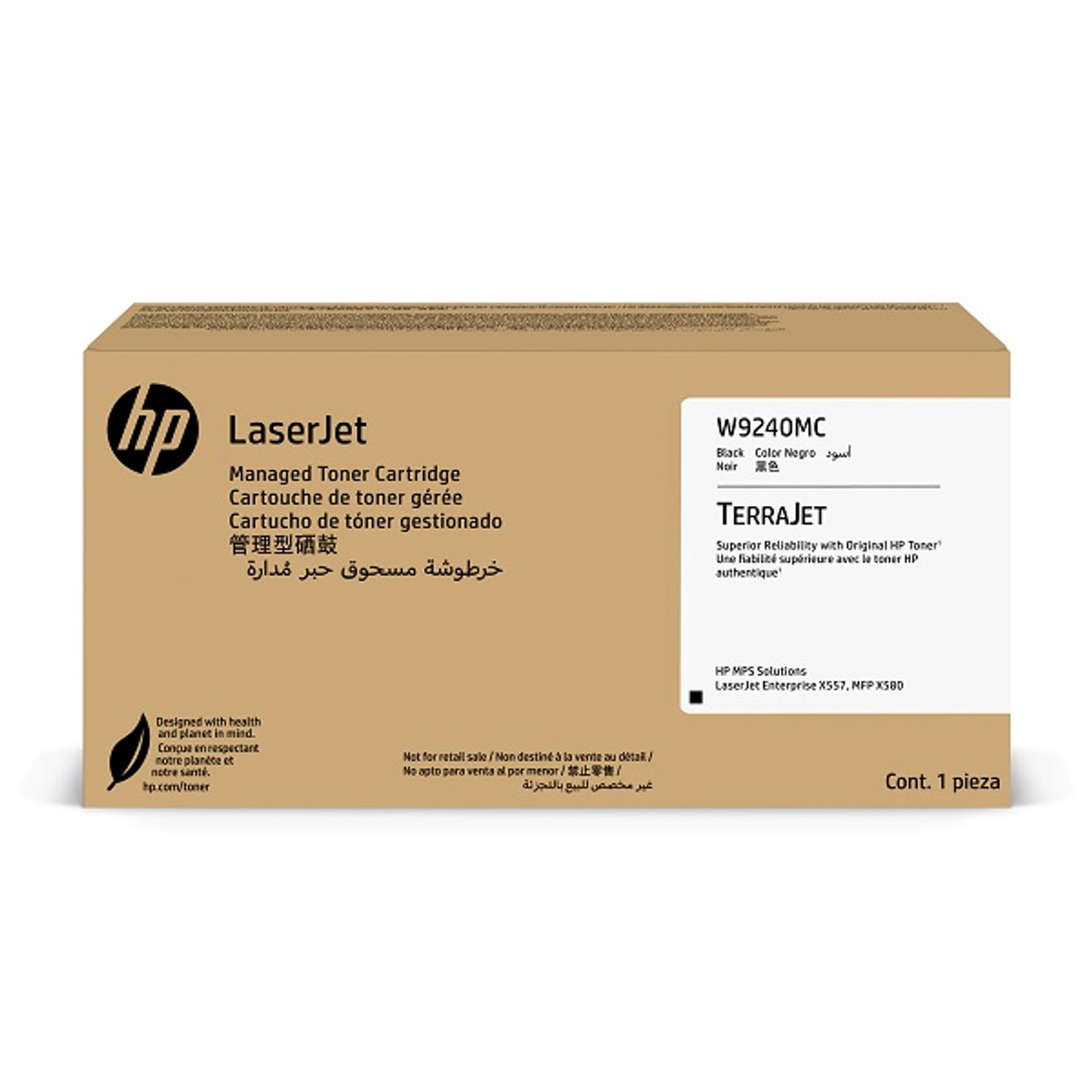 Toner HP W9240MC Preto Contraste Máximo
