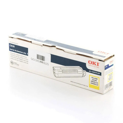 Toner Okidata 44059109 Original Amarelo p/ C830, C830dtn – TonerPlus