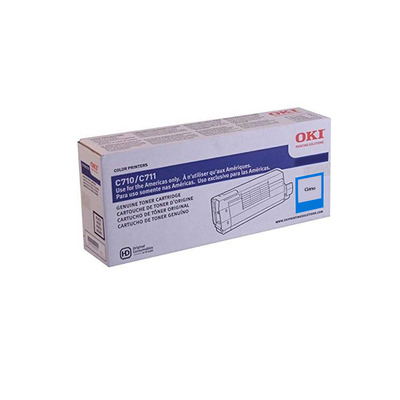 Toner Okidata 44318603 Original Ciano p/ C711, C711WT – TonerPlus