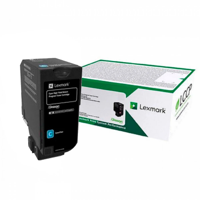 Toner Ciano Lexmark 84C4HC0 (84CBHC0) Original p/ CS921 CX922 CX923 CX924