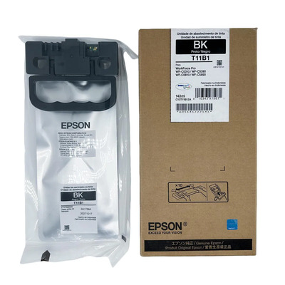 Cartucho Epson C13T11B12 Preto Original WorkForce C5390