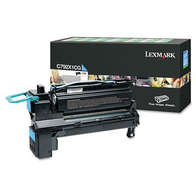 Toner Lexmark C792X1CG Original Alta Capacidade Ciano