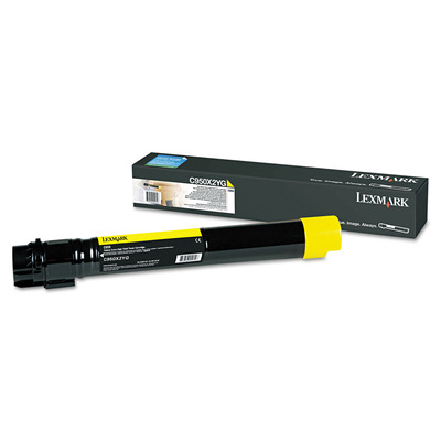 Toner Lexmark C950X2YG Amarelo Original Alta Capacidade p/ C950 X950 X952 X954