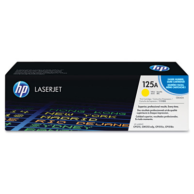 Toner HP CB542A 125A Amarelo Original CP1518ni