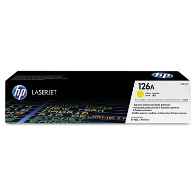 Toner CE312A Amarelo HP Original 126A p/ CP1025nw M175 M275