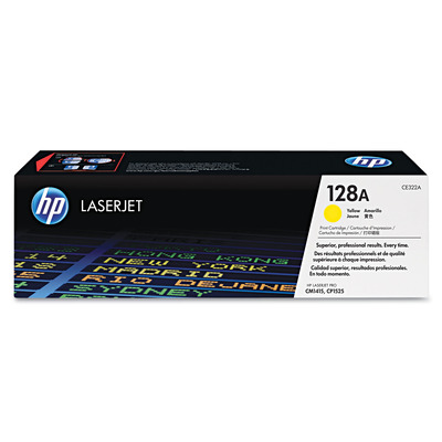 Toner HP CE322A 128A Amarelo Original CM1415fnw