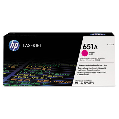 Toner CE343A HP Magenta Original 651A p/ M775dn M775z