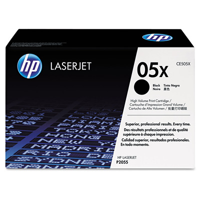Toner HP 505X CE505X Original Preto Alta Capacidade p/ P2035n