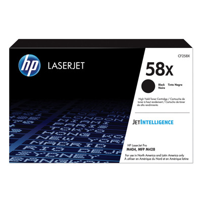 Toner CF258X - HP 58X HP Preto Original Alta Capacidade p/ M404dn