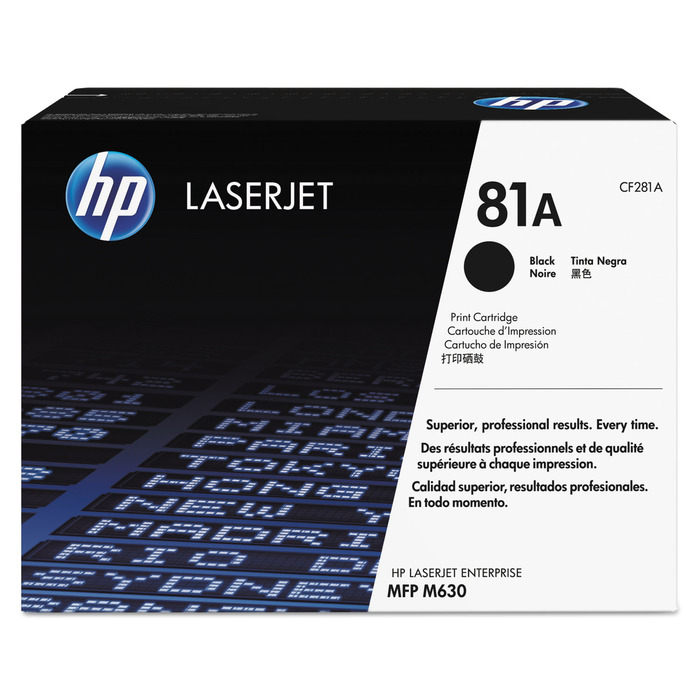 Toner HP CF281A 81A Original para LaserJet M630