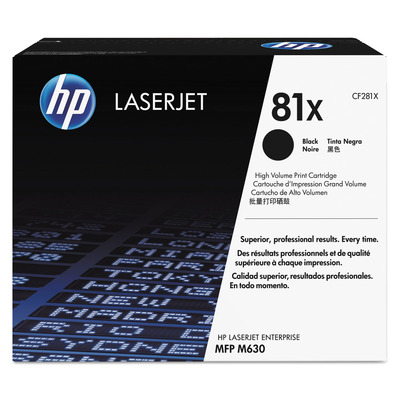 Toner HP 81X CF281X para LaserJet Enterprise M630