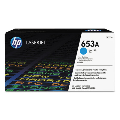 HP 653A Toner CF321A Ciano Original p/ M651 M680