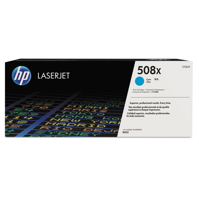 Toner HP CF361X 508X Ciano Original Alta Capacidade p/ M553