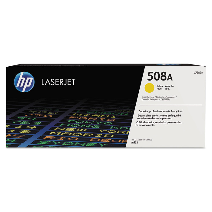 Toner HP CF362A 508A Amarelo Original p/ LaserJet Enterprise M553