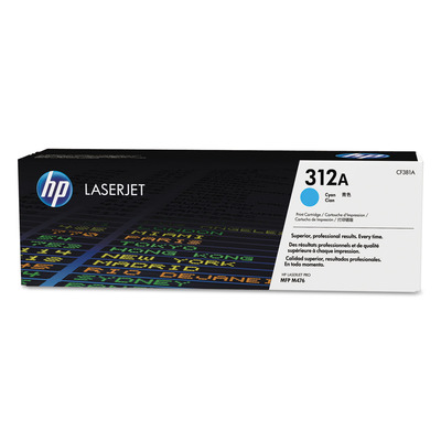 HP CF381A 312A Toner Ciano Original p/ M476dw M476dn M476nw
