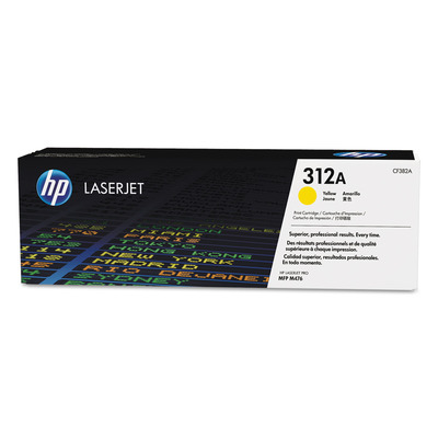 Toner Original Amarelo HP CF382A 312A p/ LaserJet M476dw M476dn M476nw