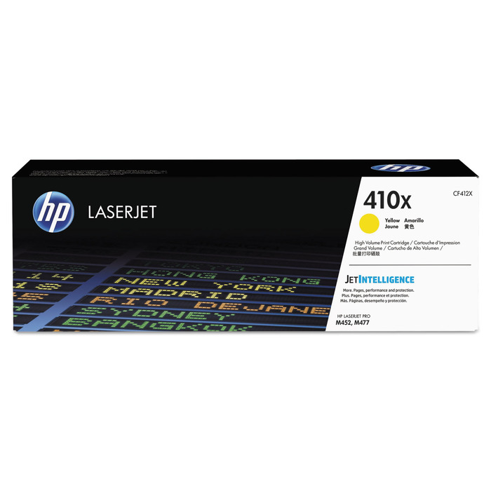 Toner HP CF412X 410X Amarelo Original p/ M452 e M477