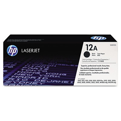 HP Q2612A Original Preto Toner 12A p/ LaserJet 1010 1015 1020 3030 3052