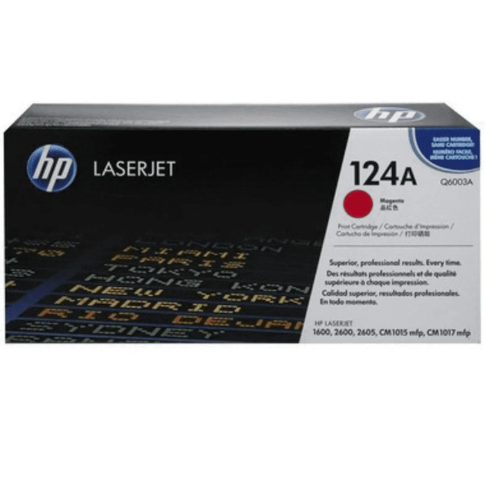 Toner HP Q6003A 124A Magenta para Color LaserJet 2605