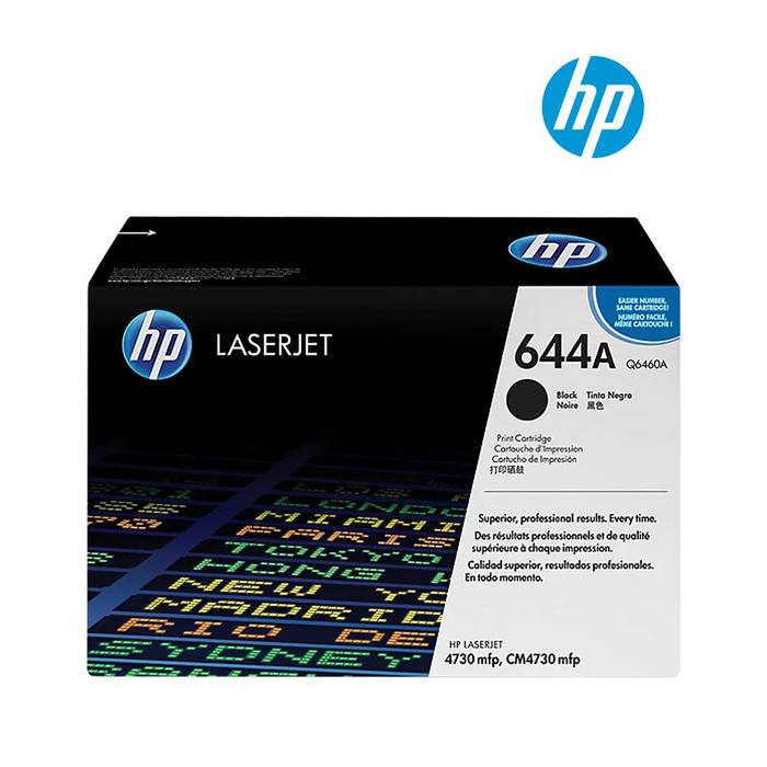Toner HP Q6460A 644A Original Preto Color LaserJet 4730 CM4730