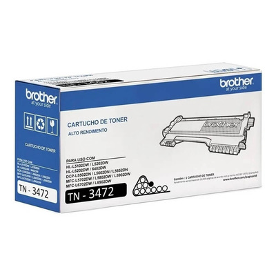 Toner Brother TN-3472 Preto Original para Multifuncionais