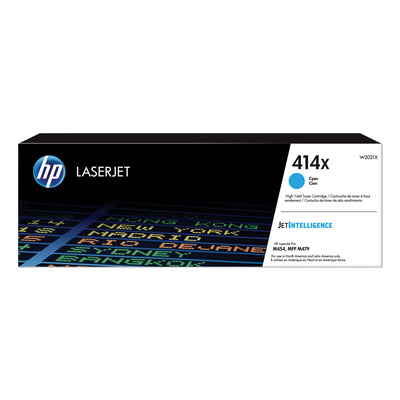 W2021X Ciano HP 414X Toner Original p/ M454dw