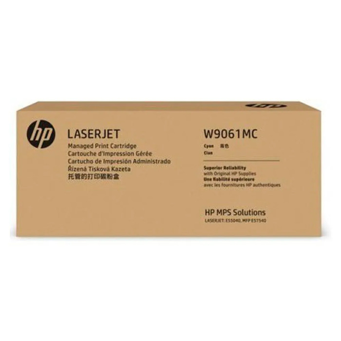 Toner HP Original W9061MC Ciano Alta Capacidade p/ E57540dn