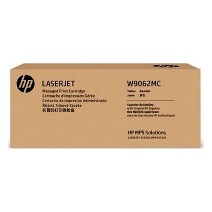 Toner HP W9062MC Amarelo Original Alta Capacidade p/ E57540dn