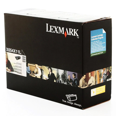 Toner Lexmark X654X11L Alta Capacidade (X654X11B) p/ X654 X656 X658
