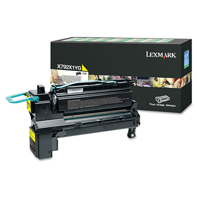 Toner Lexmark X792X1YG Amarelo Original X792de X792dtme X792